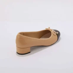 Ballerines plates bicolores