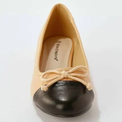 Ballerines plates bicolores