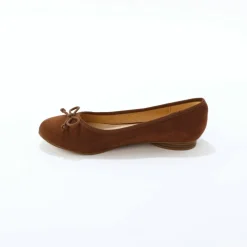 Ballerines plates microfibre