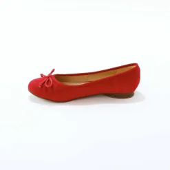 Ballerines plates microfibre
