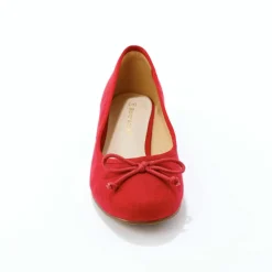 Ballerines plates microfibre