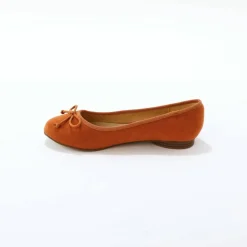 Ballerines plates microfibre