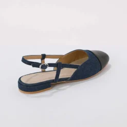 Ballerines slingback bicolore
