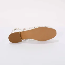 Ballerines tressage slingback