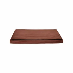 Banc-coffre pliable uni côtelé