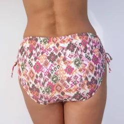 Bas de maillot de bain taille haute imprimé Tanza