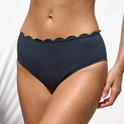 Bas de maillot de bain uni Gaona - forme maxi