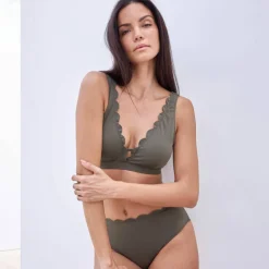 Bas de maillot de bain uni Gaona - forme maxi