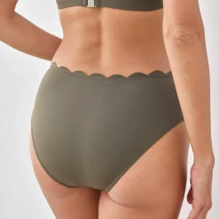 Bas de maillot de bain uni Gaona - forme maxi