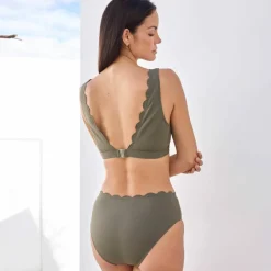 Bas de maillot de bain uni Gaona - forme maxi