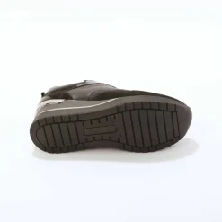 Baskets compensées cuir