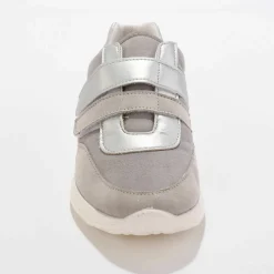 Baskets scratchées spécial pieds sensibles en tissu extensible