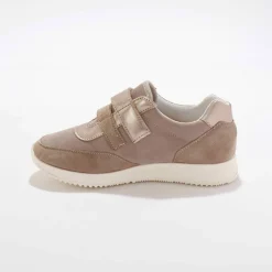 Baskets scratchées spécial pieds sensibles en tissu extensible