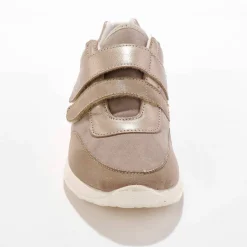 Baskets scratchées spécial pieds sensibles en tissu extensible