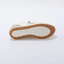 Baskets zippées et à lacets en cuir