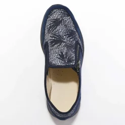 Baskets zippées spécial pieds sensibles en tissu extensible