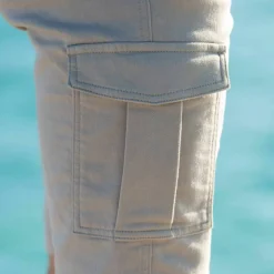 Bermuda cargo en sergé ultra stretch
