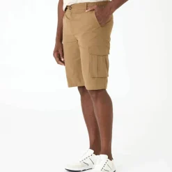 Bermuda cargo en toile ripstop ceinture élastiquée côtés