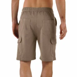 Bermuda cargo gabardine élastiqué