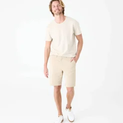 Bermuda chino arrondi sous le ventre