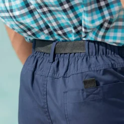 Bermuda élastiqué au 3/4 + ceinture assortie