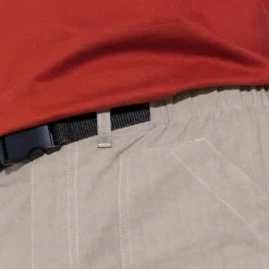 Bermuda élastiqué au 3/4 + ceinture assortie