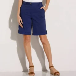 Bermuda uni longueur ajustable