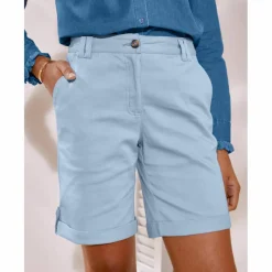 Bermuda uni longueur ajustable