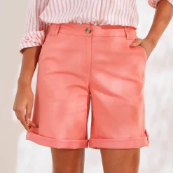 Bermuda uni longueur ajustable