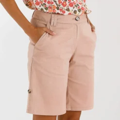 Bermuda uni longueur ajustable