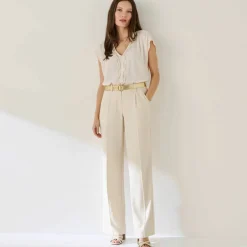 Blouse fluide broderies fantaisie