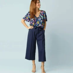 Blouse manches courtes Spécial Petites crêpe imprimé