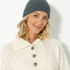 Bonnet en maille unie