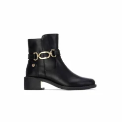 Boots boucle fantaisie dorée