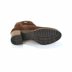 Boots en cuir à talon