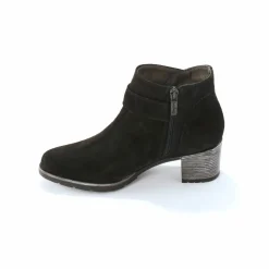 Boots en cuir à talon