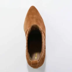 Boots western, cuir