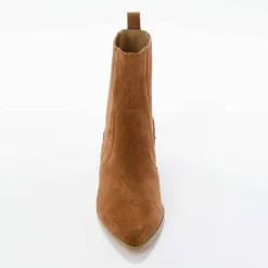 Boots western, cuir