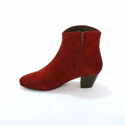Boots western cuir