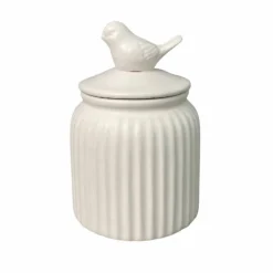 Boîte en céramique, couvercle oiseau