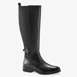 Bottes cavalières en cuir, spécial larges mollets