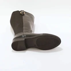 Bottes en cuir, spécial larges mollets