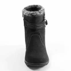 Bottines effet suédine fourrées