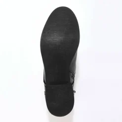 Bottines en cuir confort à lacets