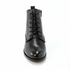 Bottines en cuir confort à lacets
