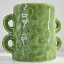 Bougie céramique verte