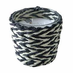 Bougie parfumée et panier tressé