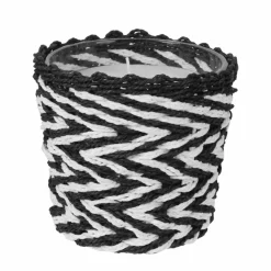 Bougie parfumée et panier tressé