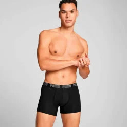 Boxer basique coton stretch - lot de 2