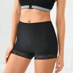 Boxer coton dentelle - lot de 2